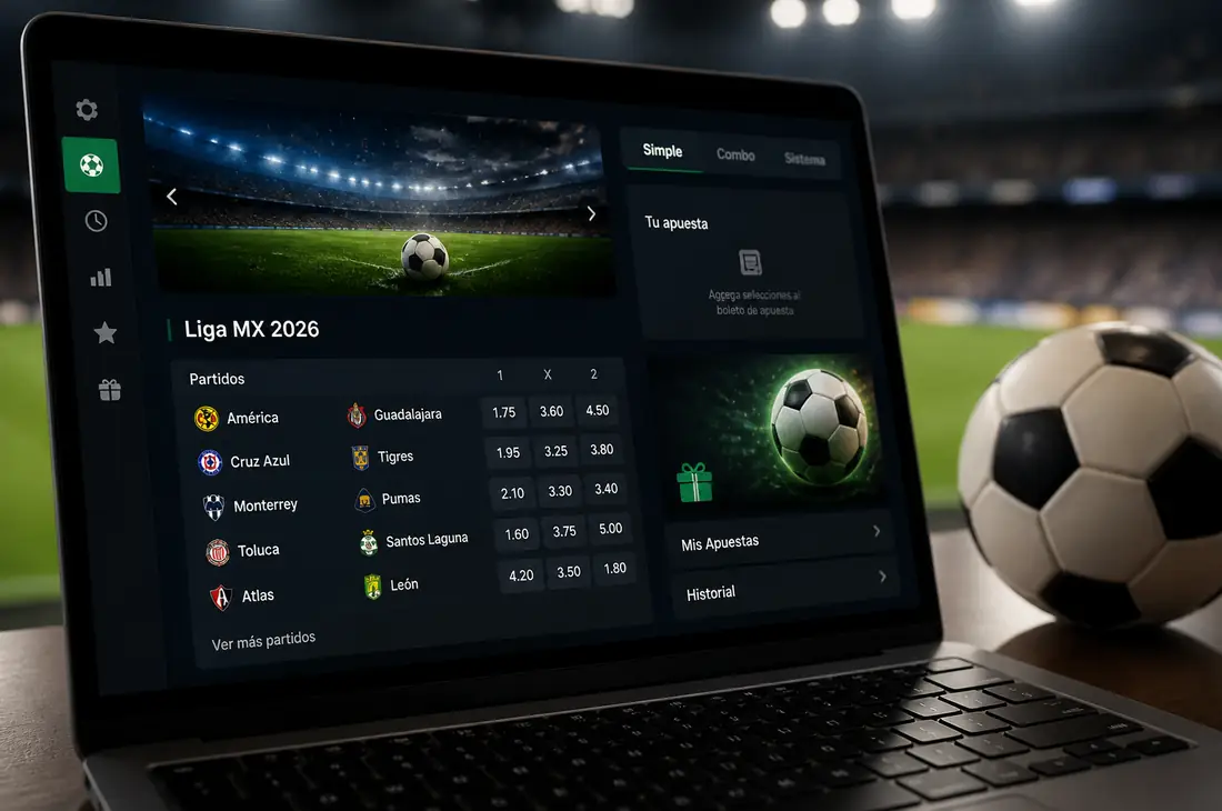 Bonos Liga MX 2026 apuestas, rollover y momios